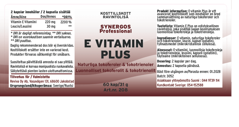 E-vitamin Pluss